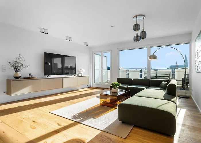 公寓 Exclusive Penthouse - Loft With Private Parking Overlooking Cathedral